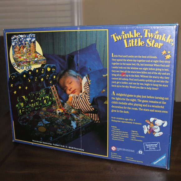 3/$188❤️sealed 1999 Ravensburger TWINKLE, TWINKLE, LITTLE STAR Board Game - Picture 4 of 9